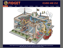 Tablet Screenshot of fidget.co.uk